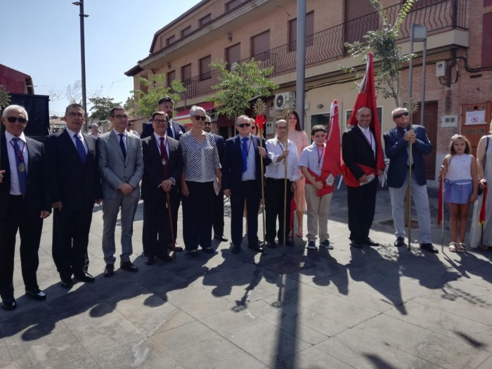 Fernando Muñoz en un momento de las fiestas patronales de Burguillos de Toledo