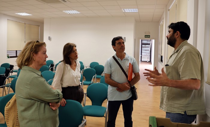 Marina García visita Aula Ecológica de Illescas