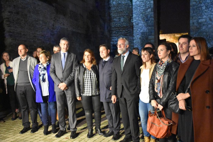 Álvaro Gutiérrez en Talavera de la Reina, con Emiliano García-Page, Agustina García y Jaime Ramos