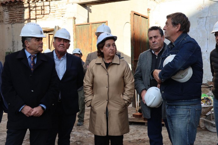 Imagen de Cedillo y Gregorio en la Casa de los Canónigos