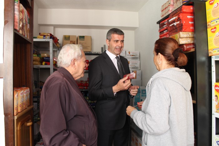 Imagen de Álvaro Gutiérrez en la sede de la Asociación Aurelio de León