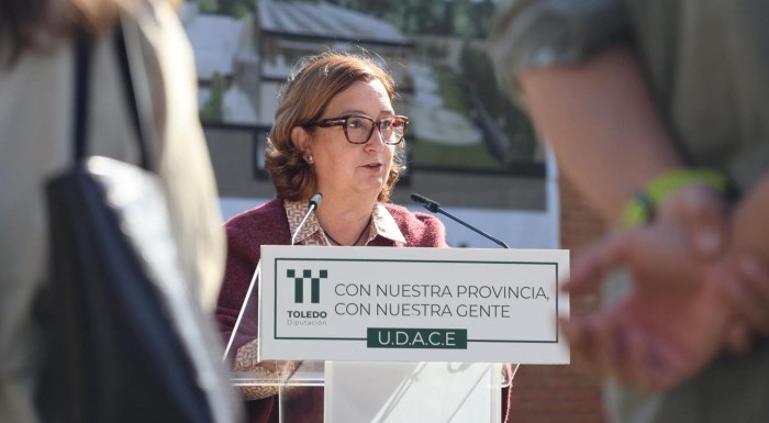 Imagen de Concepción Cedillo en la presentación de la UDACE