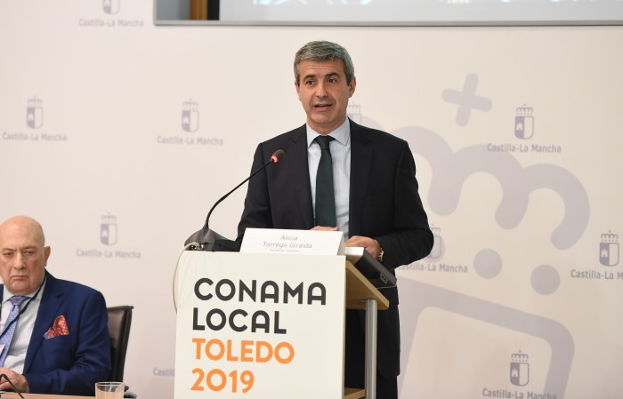 Imagen de Álvaro Gutiérrez en su intervención en el CONAMA 2019 en Toledo