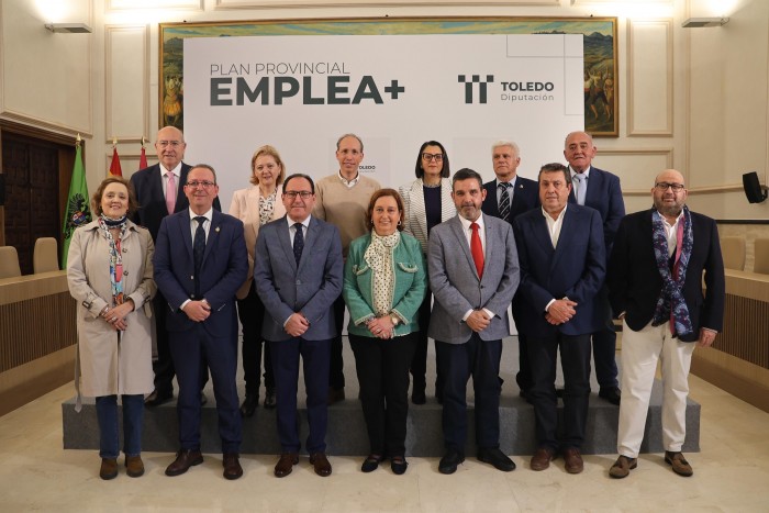 Imagen de El equipo de Gobierno en la presentación del Toledo Emplea+