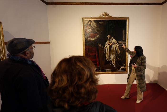 Imagen de Cedillo visita exposición Luis Tristán