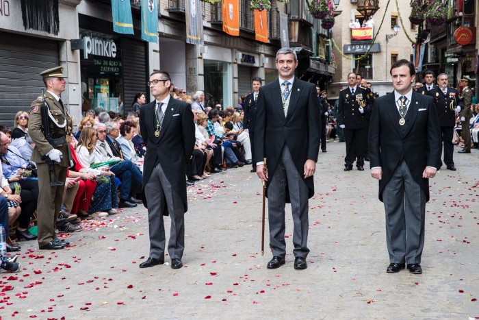 Imagen de En un momento de la procesión del Corpus de Toledo