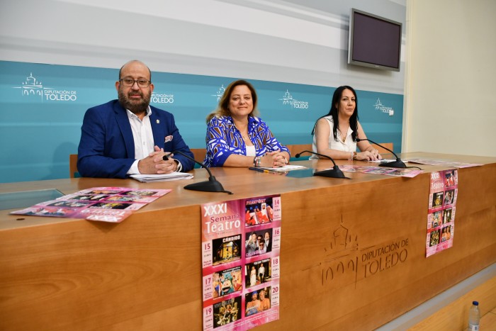 Imagen de En la rueda de prensa de la Semana de teatro de Sonseca