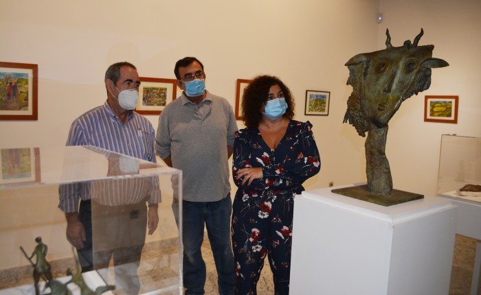 Imagen de Cristina Cebas con Jorge Lencero y José Luís Romeral