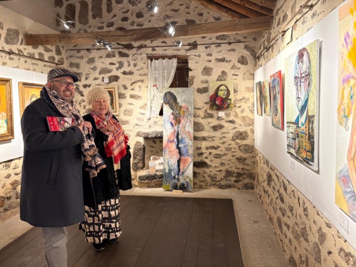 Inauguración de la exposición en Melque
