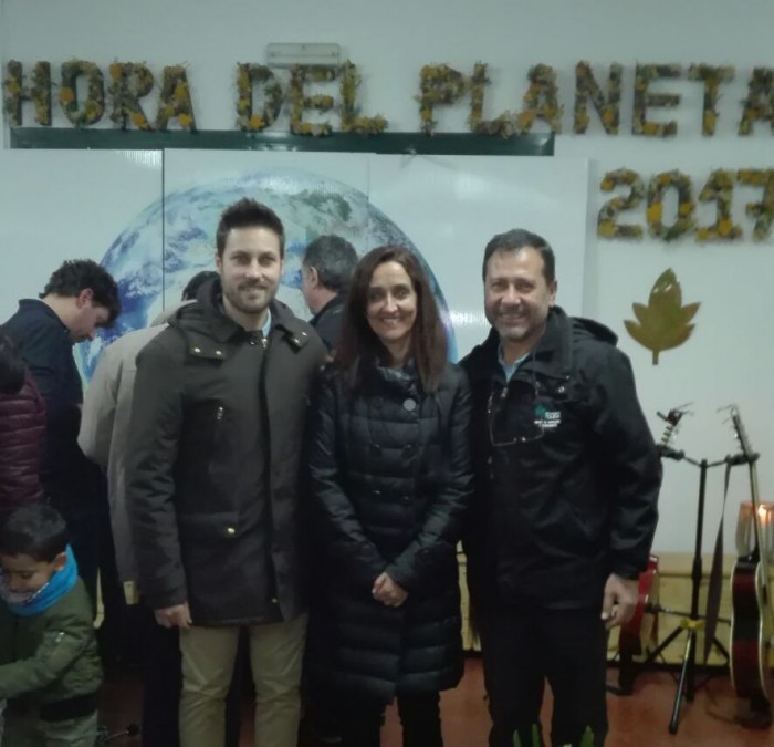 Imagen de Flora Bellón en el Vivero Taxus para celebrar 