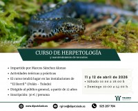 Cartel Curso de Herpetología