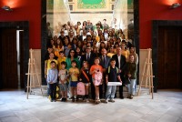 Foto de familia del XVI Foro Infantil de UNICEF