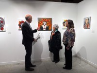  Sánchez-Biezma en su exposición
