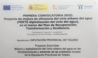 Cartel informativo Perte Zona Este