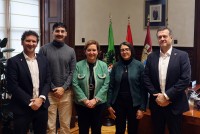 La presidenta Cedillo recibe y felicita a los toledanos campeones de Europa de fútbol sala
