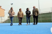 La presidenta de la Diputación en Otero