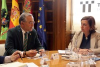 Imagen de la reunión entre Cedillo y Gregorio