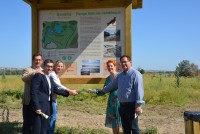 Inaugurando la recuperación del espacio natural Soto de Jembleque de Seseña