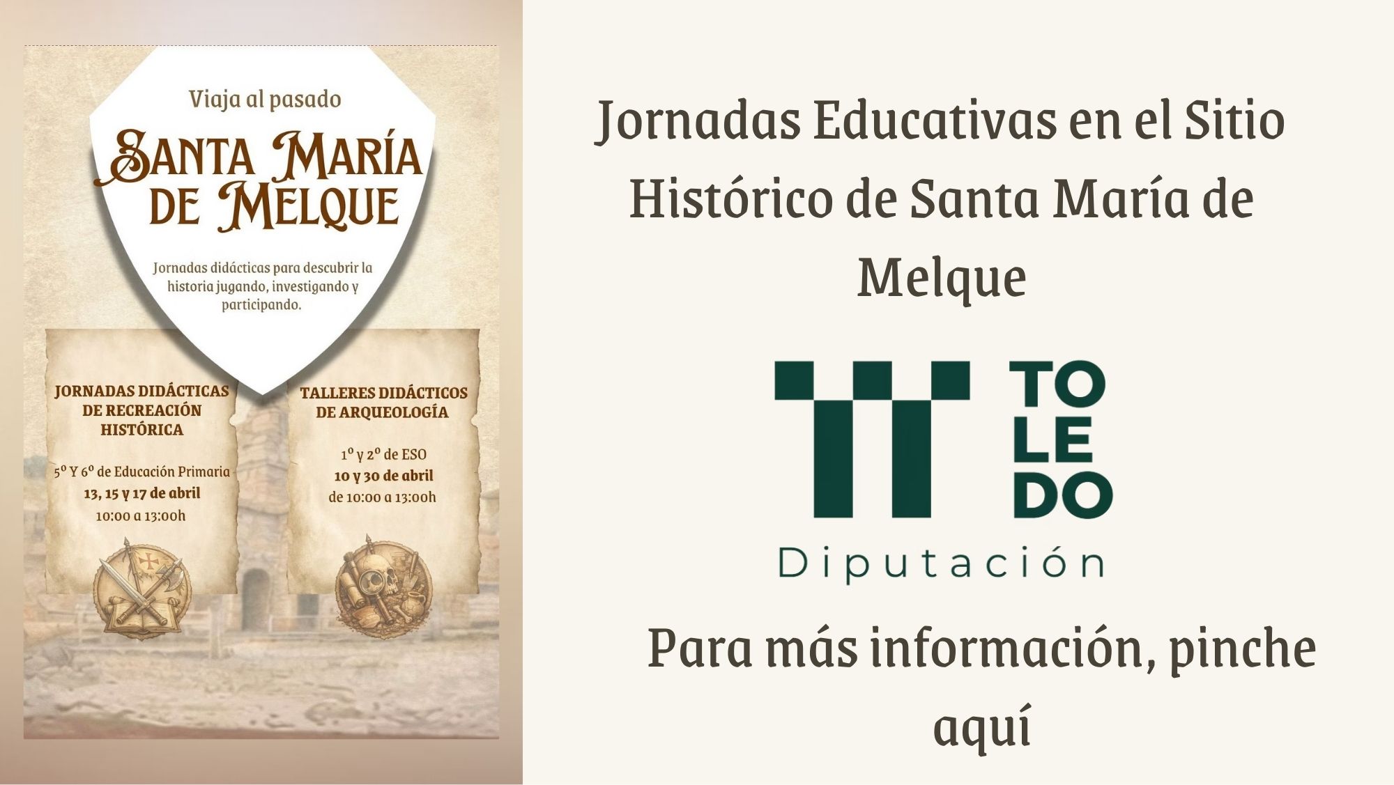 Jornadas didácticas en Sta. Mª de Melque